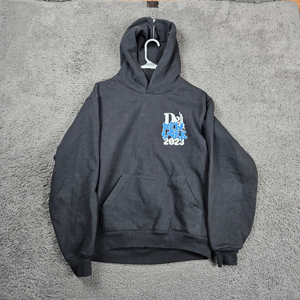 DeGods Mens Black‎ New York City 2023 Graphic Hoodie Size S